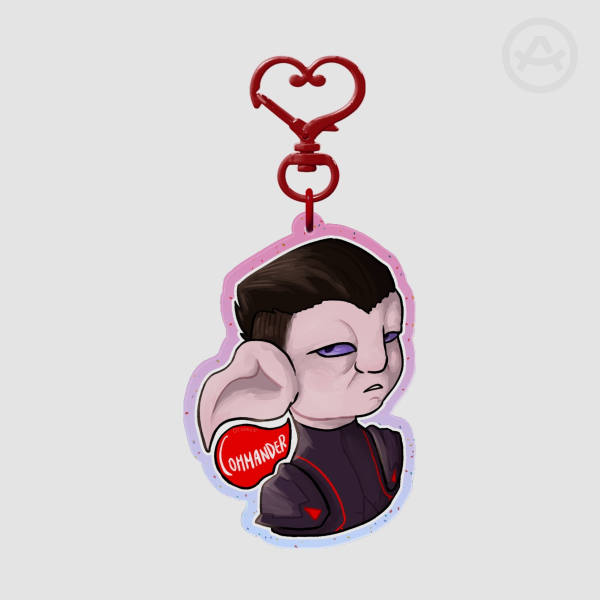 Director Vloxx Guild Wars 2 Glitter Colored Edge Acrylic Keychains