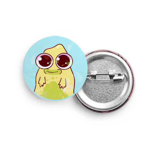 Pupa Holographic Pin