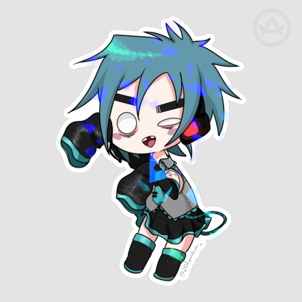 2Dee-ku Die Cut Sticker
