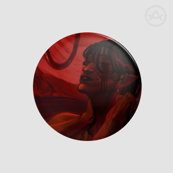 Even Bloodier Kayne Button Pin