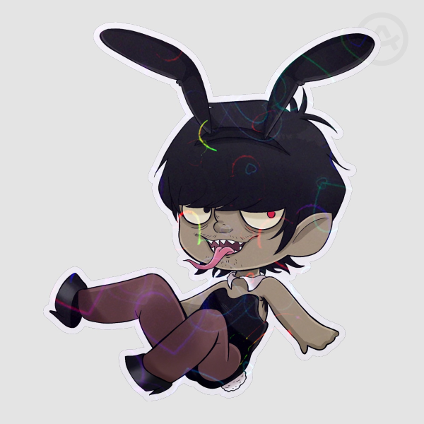 Bunnydoc Holo Sticker