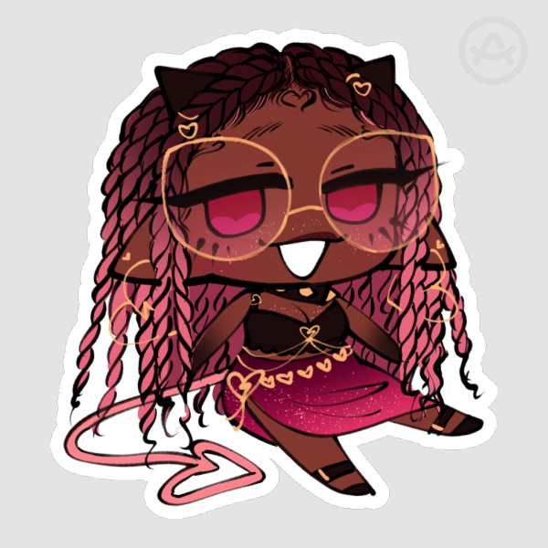 LOVMURA V5 Sit Sticker