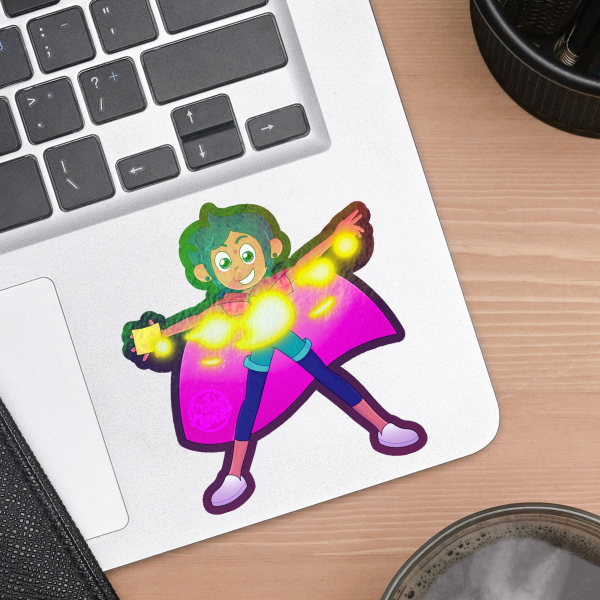 Luz Noceda Colored Edge Die Cut Stickers