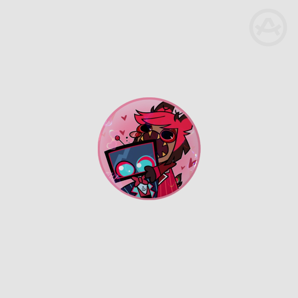 Radiostatic bite Holographic Pin