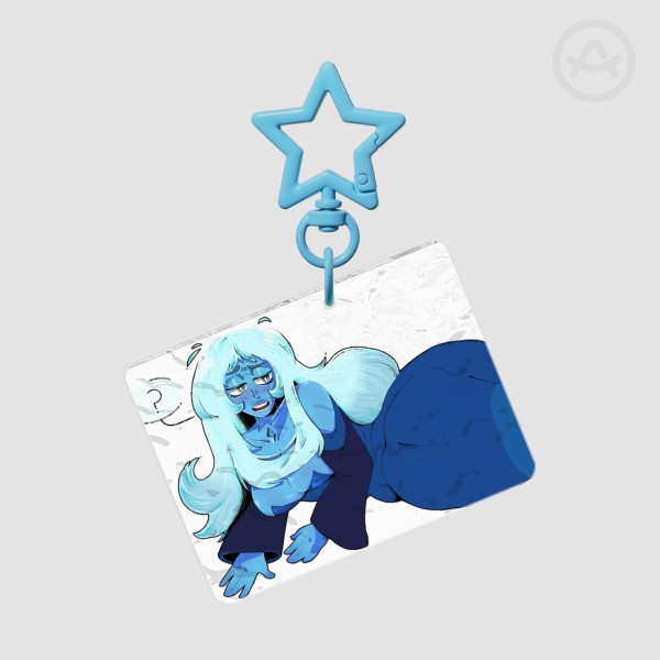 Blue Diamond Keychain