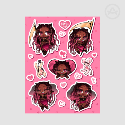 LOVMURA V5 Sticker Sheet