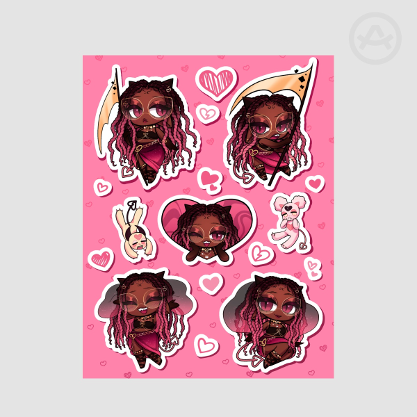 LOVMURA V5 Sticker Sheet