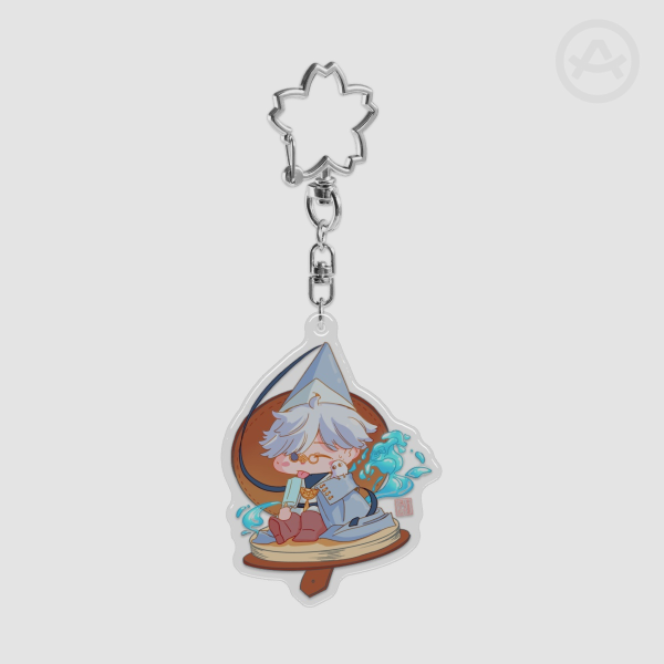 Epoxy Clear Acrylic Keychains - WHA fanmerch Qifrey