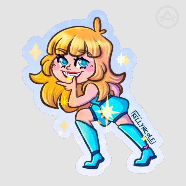 Kelly Nicole Mischievous HoloStar Sticker