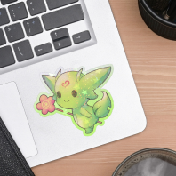 3" Mascot Ume Holo Stickers