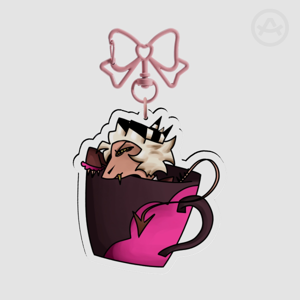 Striker | Acrylic Keychain | HellACollab Maid Collection