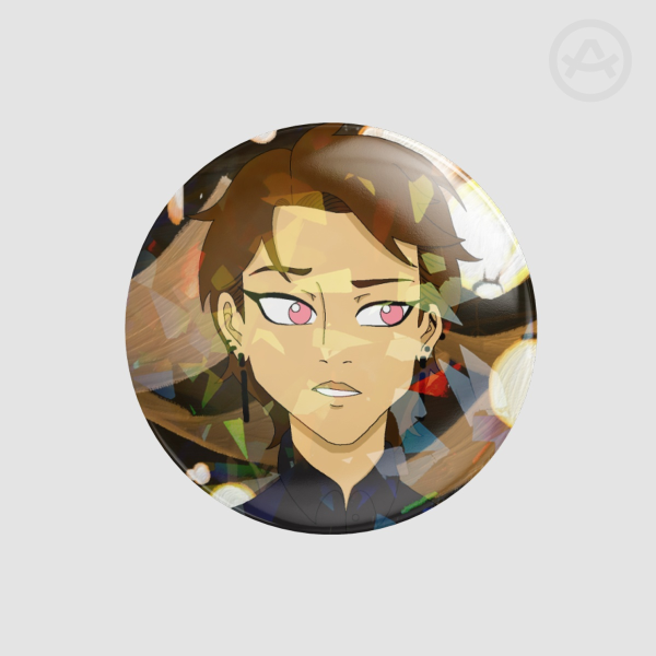 Tourmaline Button Pin