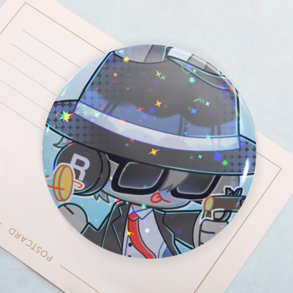 Chance Round Badge (Button Pin) | Roblox - Forsaken