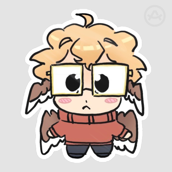 Builder Glasses Grian Sticker