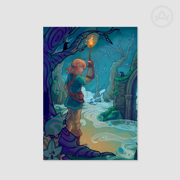 Lost Woods Inspired Print