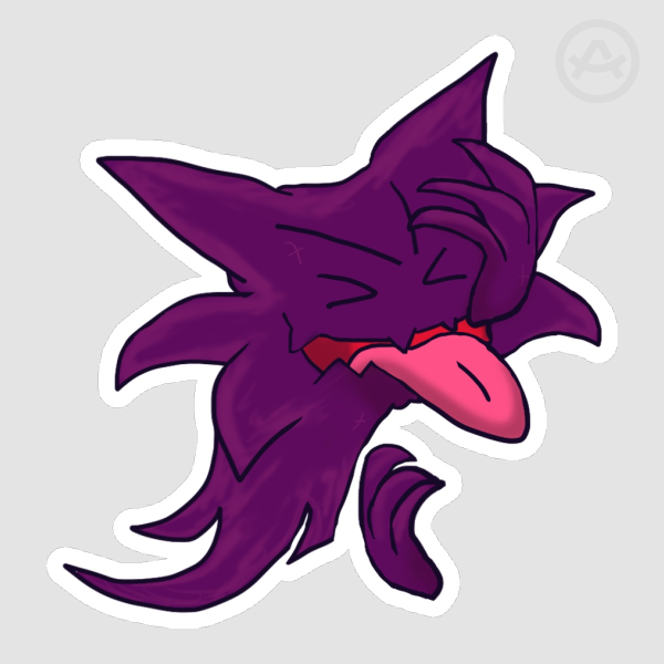 Haunter Matte Sticker Large
