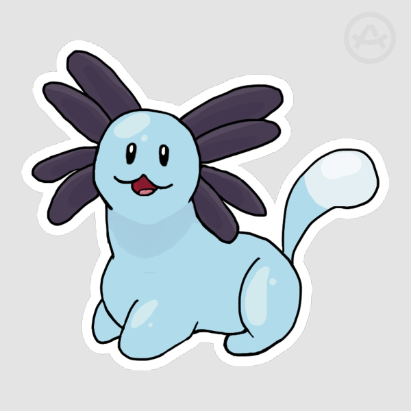 Beta Wooper Matte Sticker Large