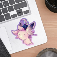 3" Mascot Lillipus Holo Stickers