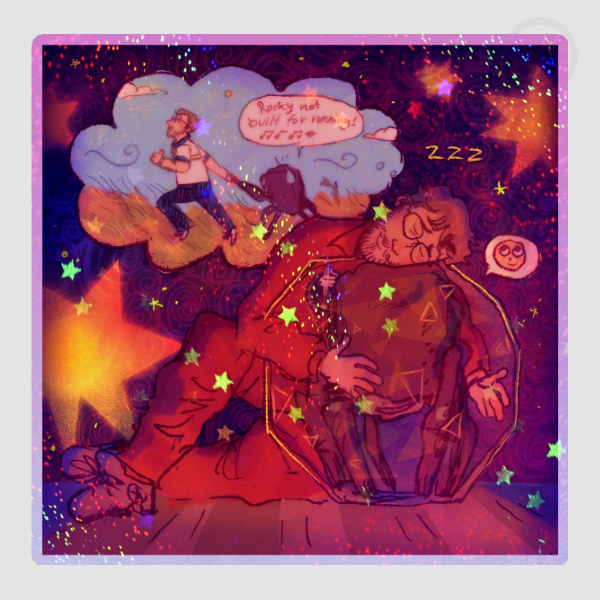 I watch you sleep (sticker)
