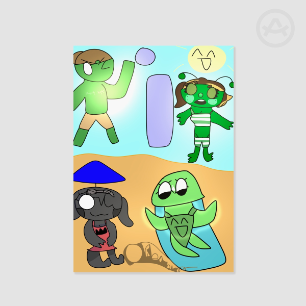 Summer Bash N' Chill Print