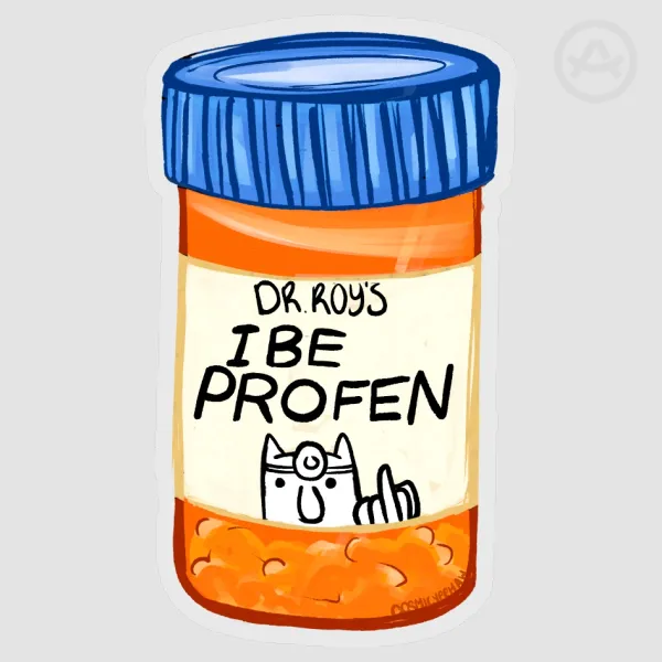 I Be Profen Clear Sticker
