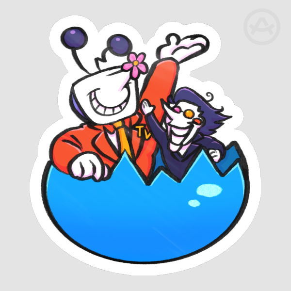 Spamtenna pipis sticker