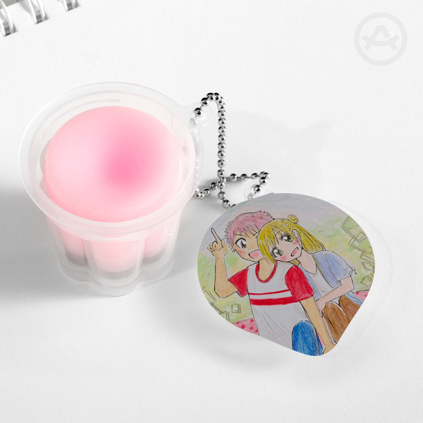 Squishy Pudding Jelly Keychains