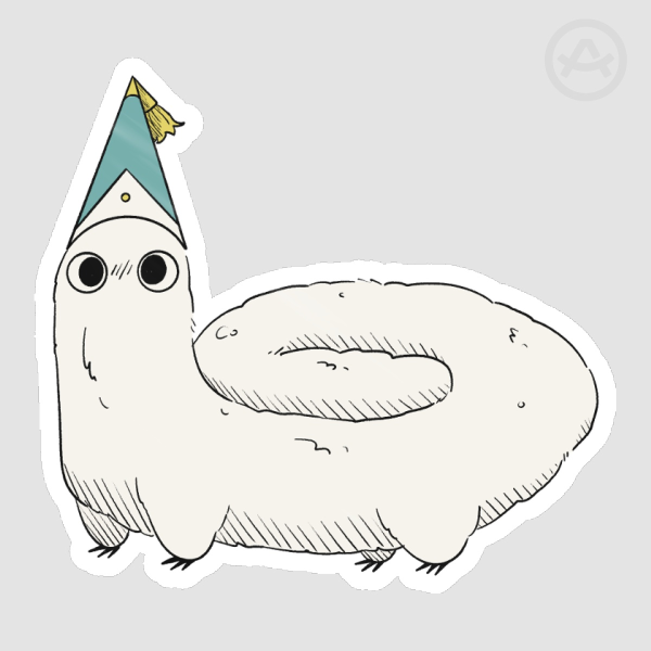 Brushbuddy Hat Sticker