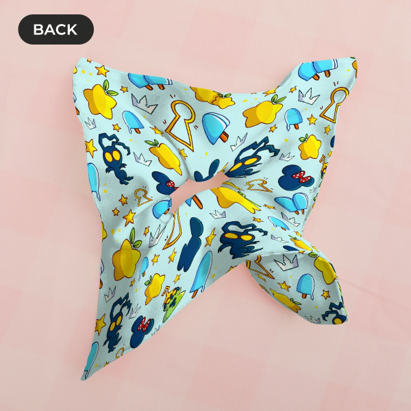 Kingdom Hearts Square Scrunchie