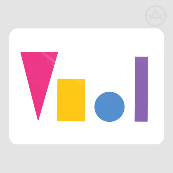 Abstract Clowns Sticker