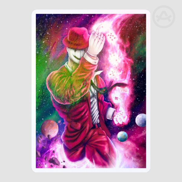 Redmagician holo sticker