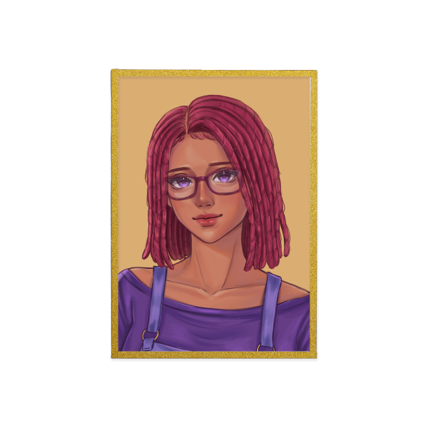 Stardew valley Maru Art Board A6 print