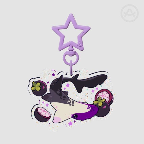Asexual Wobbegong Shark Keychain