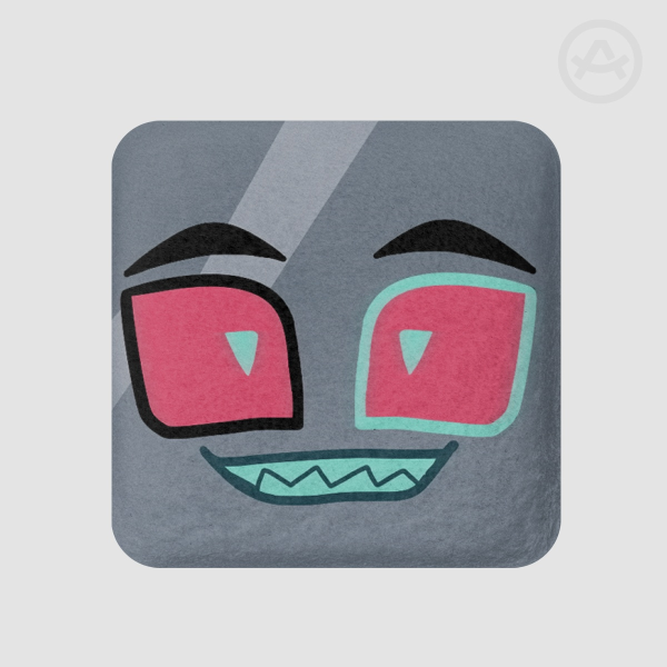 Vox (CRT) Square Plush Badge