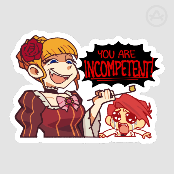 INCOMPETENT! Sticker