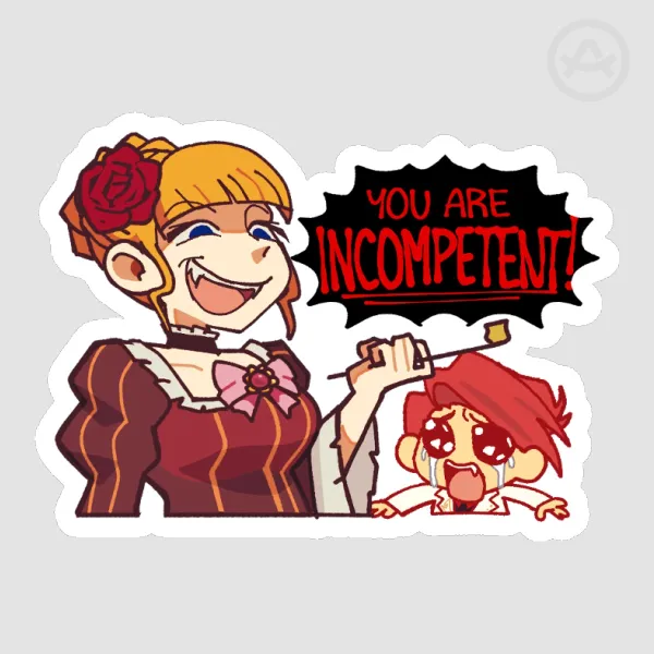 INCOMPETENT! Sticker