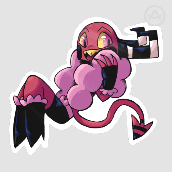 Corkscrew Sticker