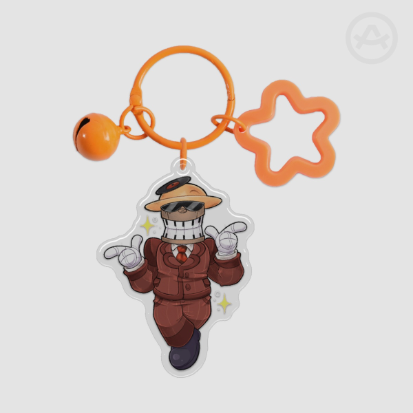 Toontown Corporate Clash Major Player Keychains