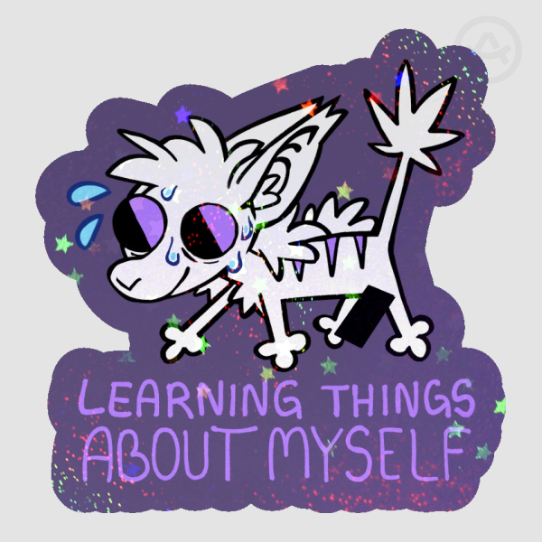 Learning Vernid Glitter Sticker