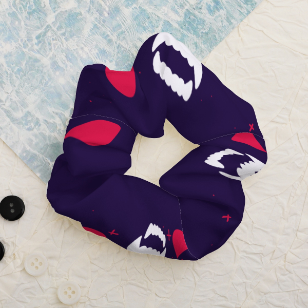 Vampire Round Scrunchie