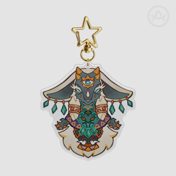 Rauru Epoxy Keychain