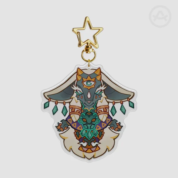 Rauru Epoxy Keychain