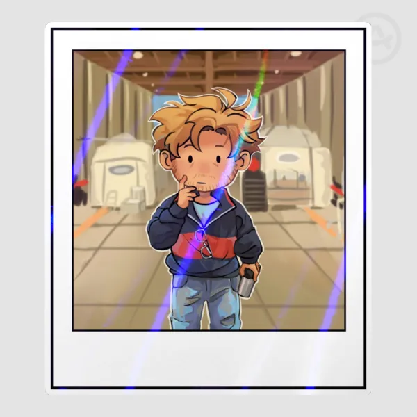 Ryland Grace Polaroid Sticker