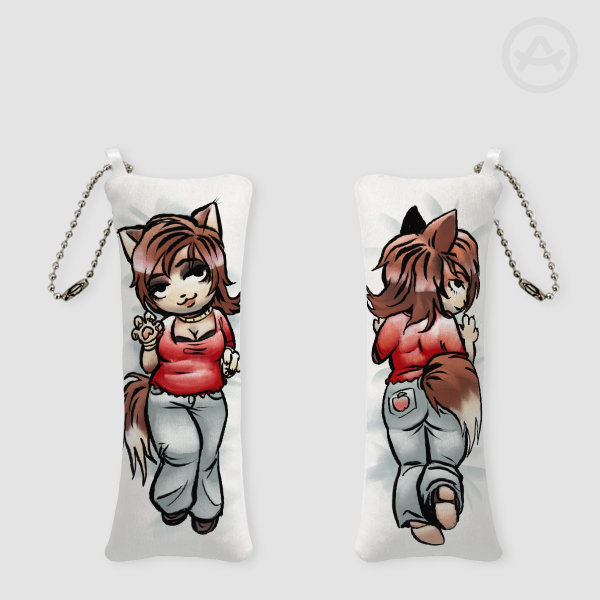 Mini Body Pillow Keychains