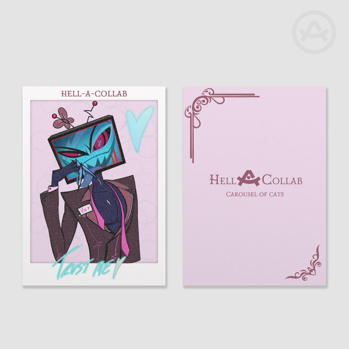 Butler Vox Holo Fancard || Maid Cafe Hell-a-Collab