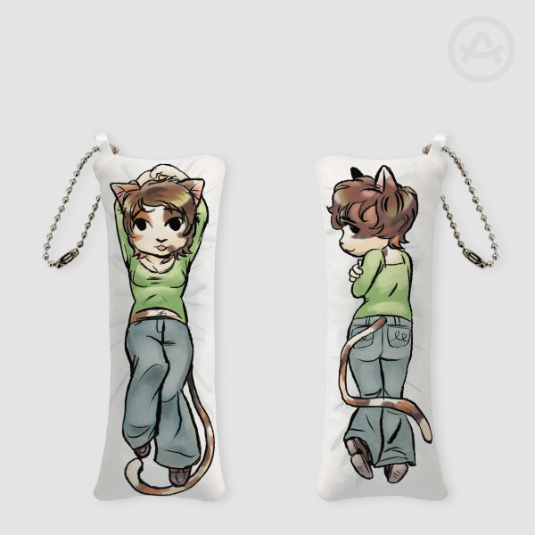 Mini Body Pillow Keychains