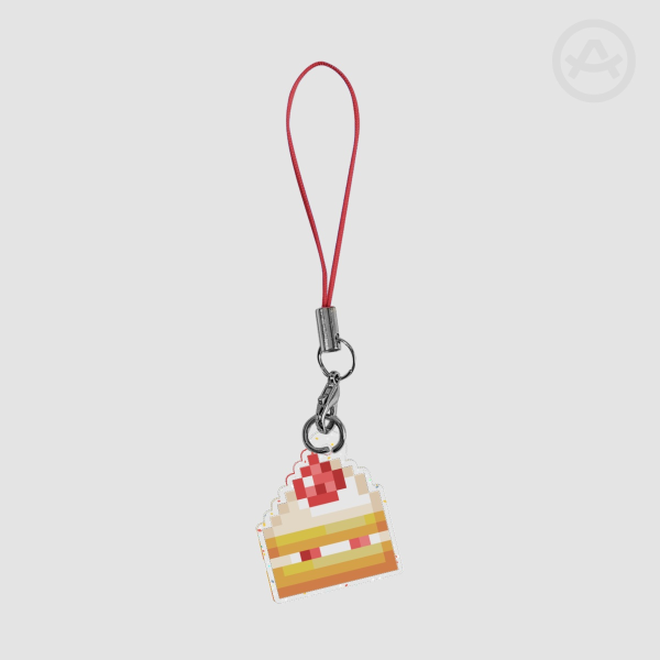 strawberry shortcake pixel charm