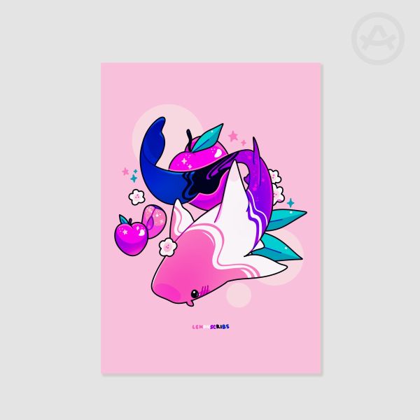 Genderfluid Nurse Shark Print
