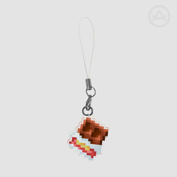 chocolate bar pixel charm
