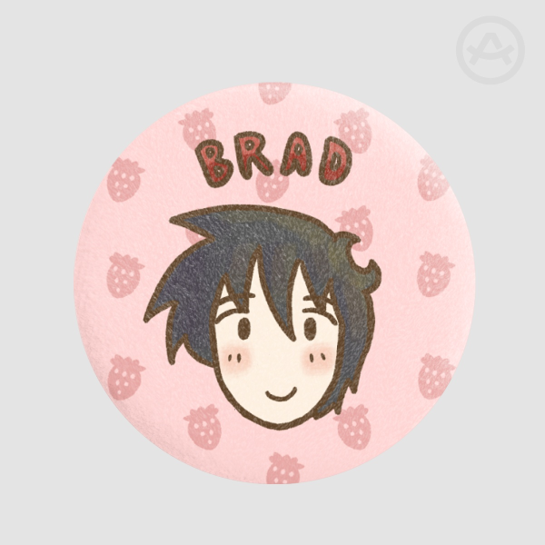 Brad Plush Badge